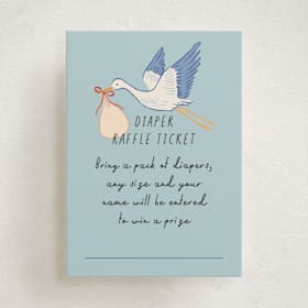 Mini Baby Shower Insert Cards
