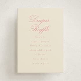 Mini Baby Shower Insert Cards