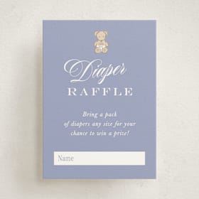Mini Baby Shower Insert Cards