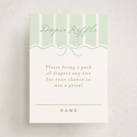 Mini Baby Shower Insert Cards