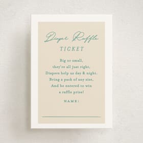 Mini Baby Shower Insert Cards