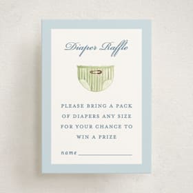 Mini Baby Shower Insert Cards