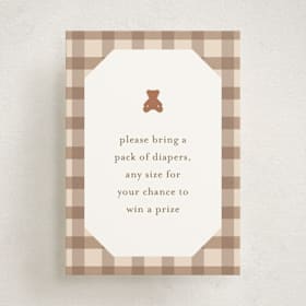 Mini Baby Shower Insert Cards