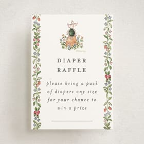 Mini Baby Shower Insert Cards
