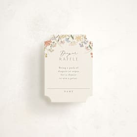 Mini Baby Shower Insert Cards