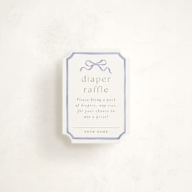 Mini Baby Shower Insert Cards