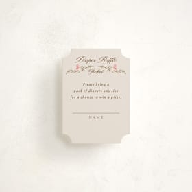 Mini Baby Shower Insert Cards