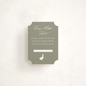 Mini Baby Shower Insert Cards