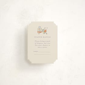 Mini Baby Shower Insert Cards
