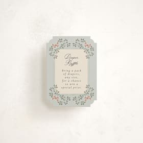 Mini Baby Shower Insert Cards