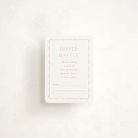 Mini Baby Shower Insert Cards