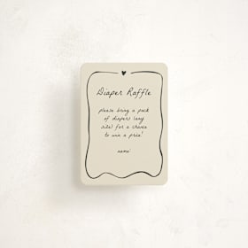 Mini Baby Shower Insert Cards