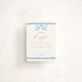 Mini Baby Shower Insert Cards