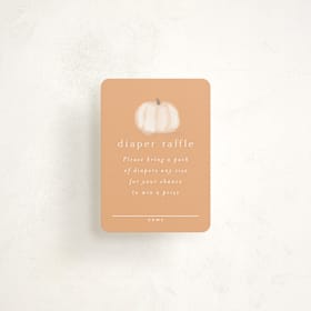 Mini Baby Shower Insert Cards