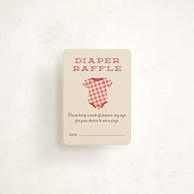 Mini Baby Shower Insert Cards
