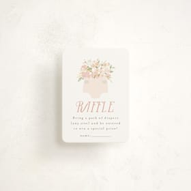 Mini Baby Shower Insert Cards