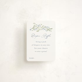 Mini Baby Shower Insert Cards