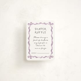 Mini Baby Shower Insert Cards