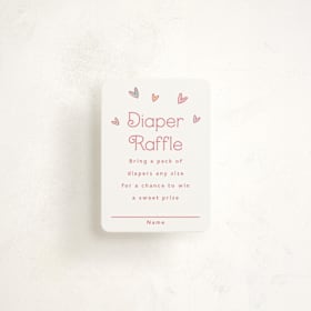 Mini Baby Shower Insert Cards