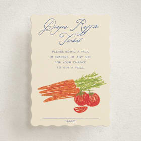 Mini Baby Shower Insert Cards