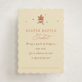 Mini Baby Shower Insert Cards