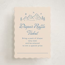 Mini Baby Shower Insert Cards