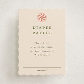 Mini Baby Shower Insert Cards