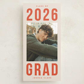 Tall Graduation Announcements
