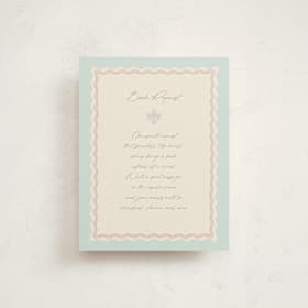 Baby Shower Insert Cards