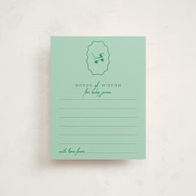 Baby Shower Insert Cards