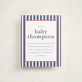 Baby Shower Insert Cards