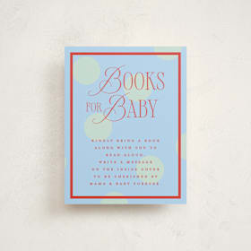 Baby Shower Insert Cards