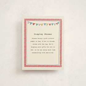Baby Shower Insert Cards