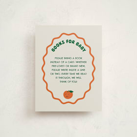 Baby Shower Insert Cards