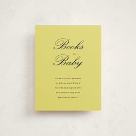 Baby Shower Insert Cards