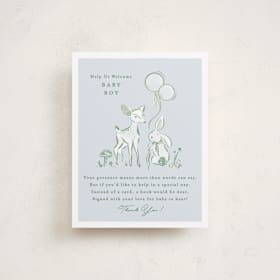Baby Shower Insert Cards