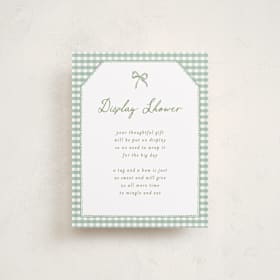 Baby Shower Insert Cards