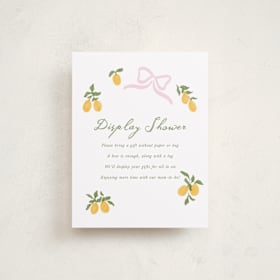 Baby Shower Insert Cards