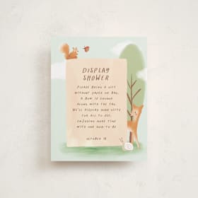 Baby Shower Insert Cards