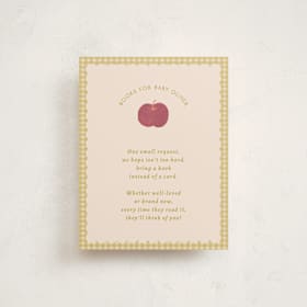Baby Shower Insert Cards