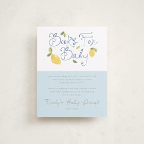Baby Shower Insert Cards