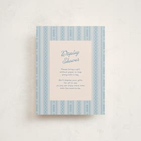 Baby Shower Insert Cards