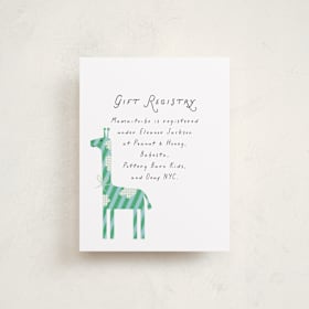 Baby Shower Insert Cards