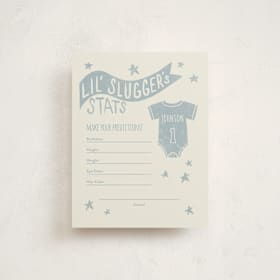 Baby Shower Insert Cards