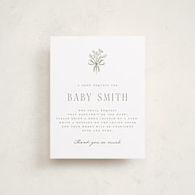 Baby Shower Insert Cards