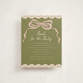 Baby Shower Insert Cards