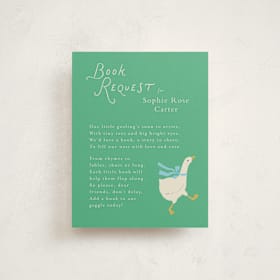 Baby Shower Insert Cards