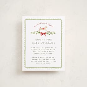Baby Shower Insert Cards