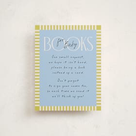 Baby Shower Insert Cards
