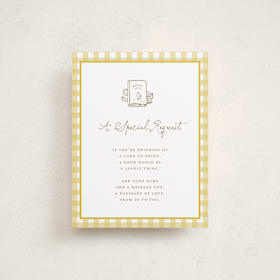 Baby Shower Insert Cards